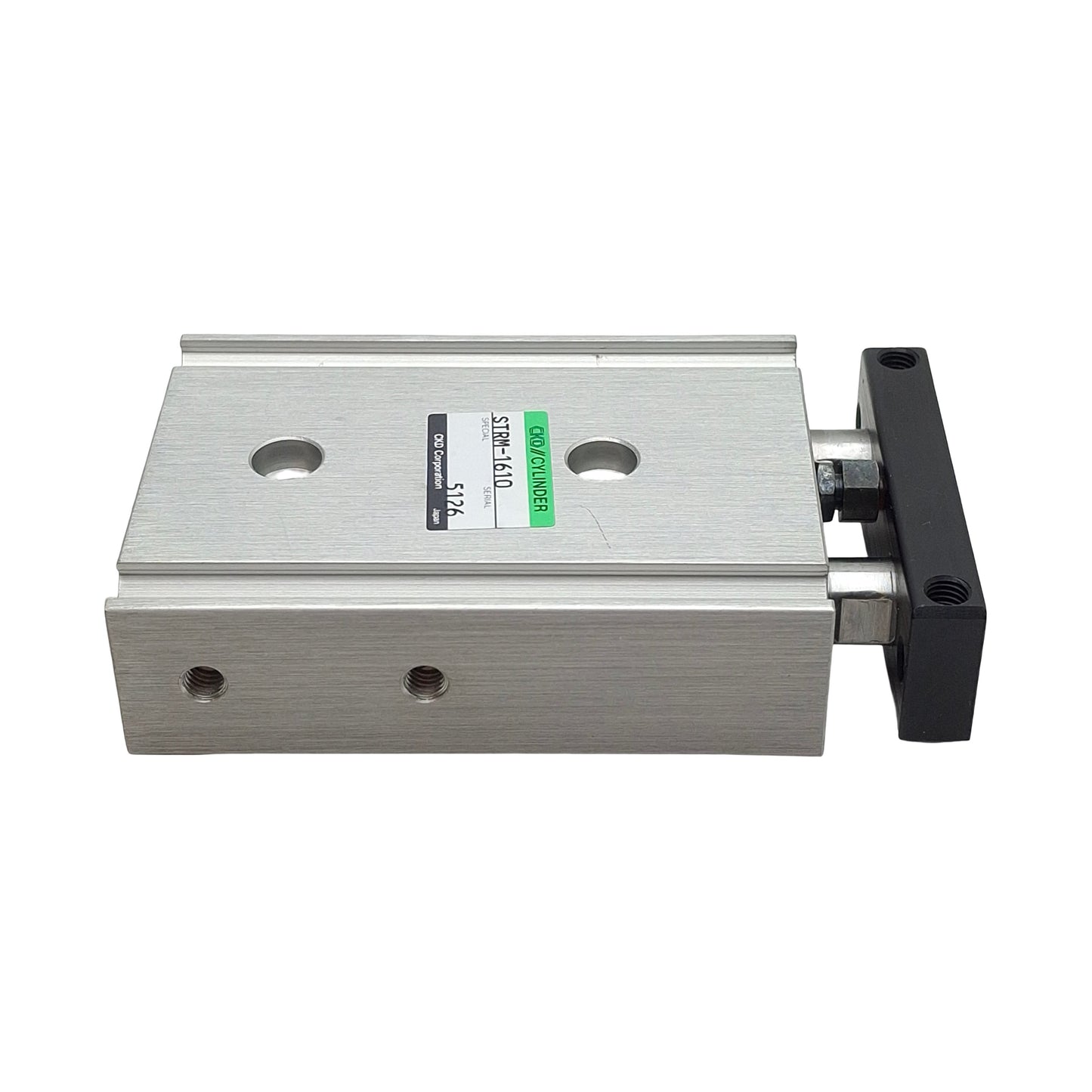 New CKD STRM-1610 Pneumatic Twin Rod Guided Cylinder ø16mm Bore, 10mm Stroke, M5x0.8