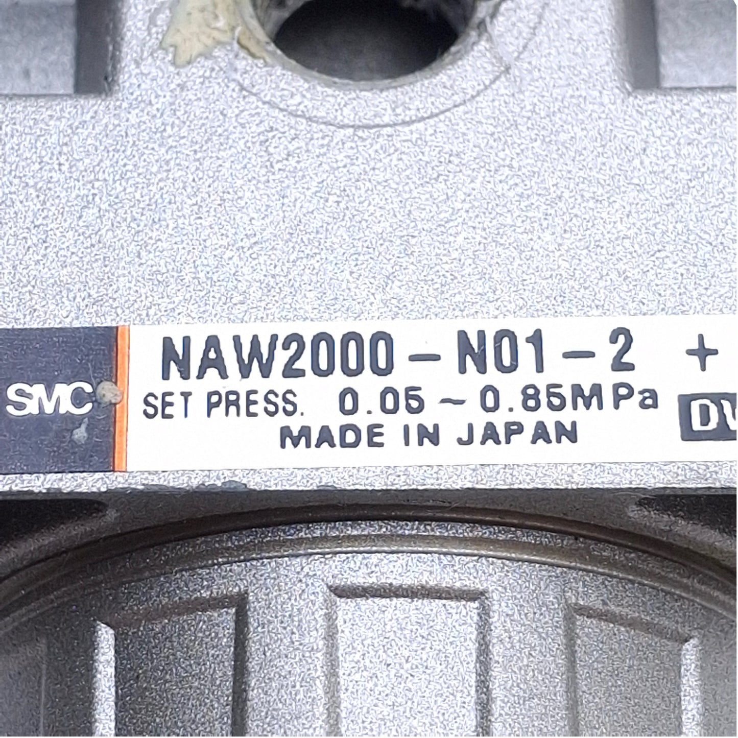 Used SMC NAW2000-N01-2 Pneumatic Filter/Regulator 5µm, 0.05-0.85MPa Set, 1/8" NPT