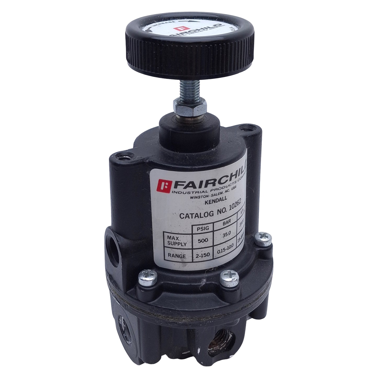 Used Fairchild 10262 Model 10 Pneumatic High Precision Regulator 1/4 NPT, 2-150psi