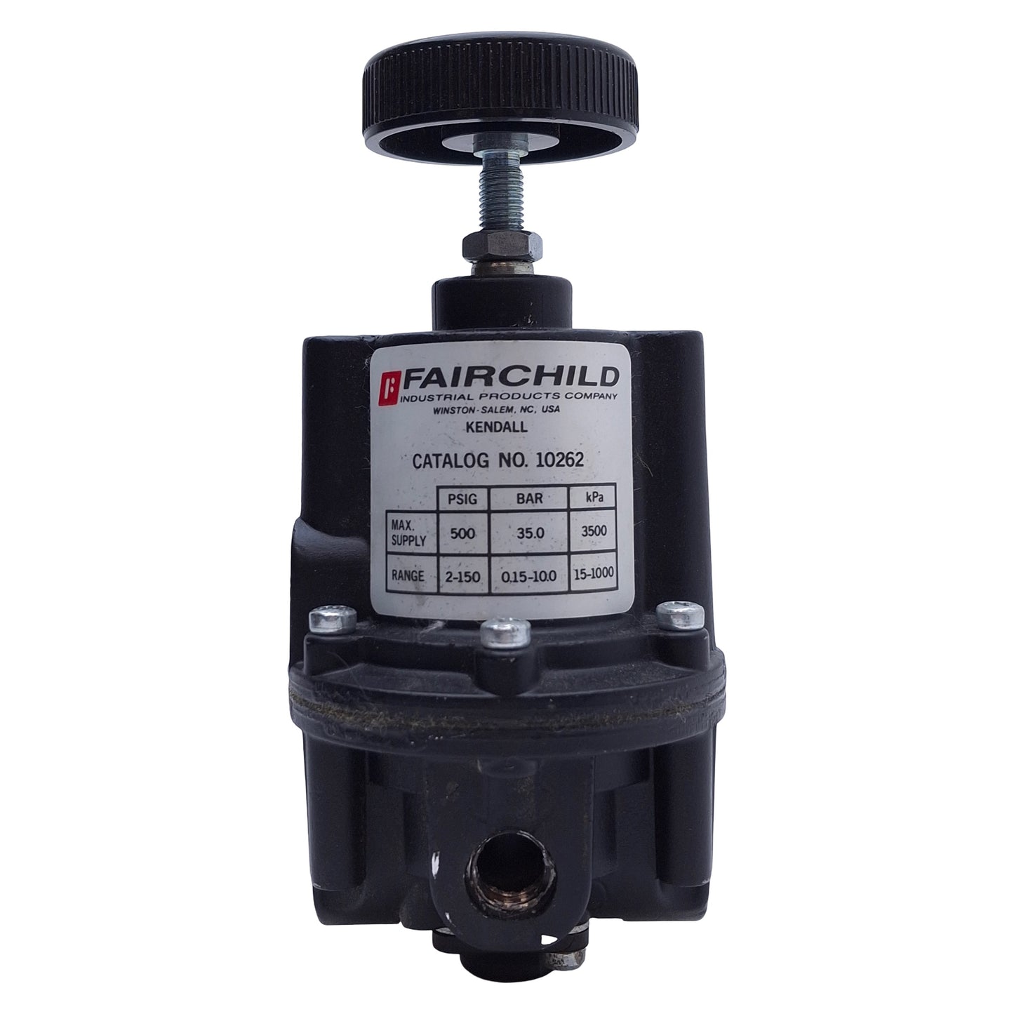 Used Fairchild 10262 Model 10 Pneumatic High Precision Regulator 1/4 NPT, 2-150psi