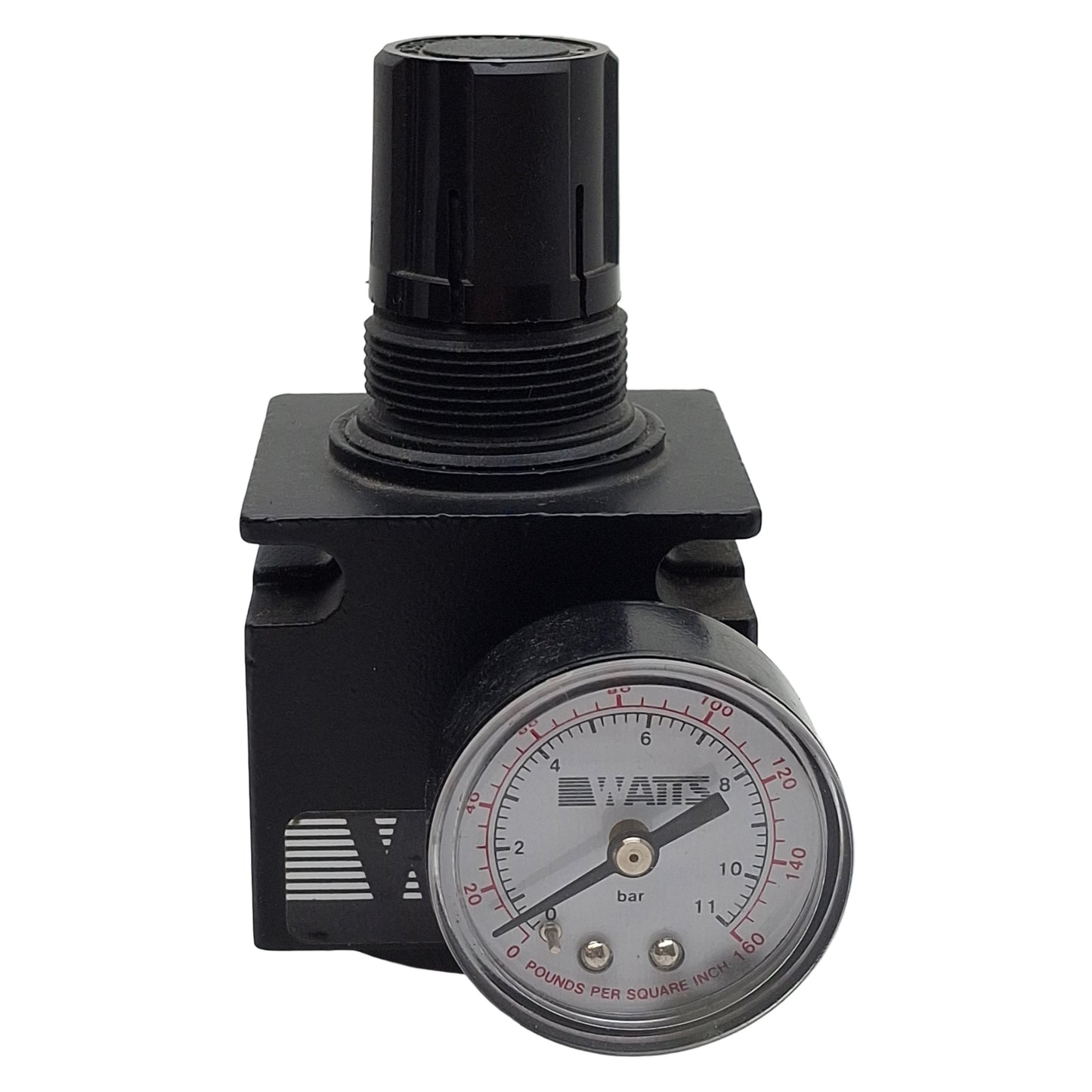 Used Parker WATTS R75-02CG Pneumatic Regulator, 1/4in NPT, 300psi Max, 25SCFM