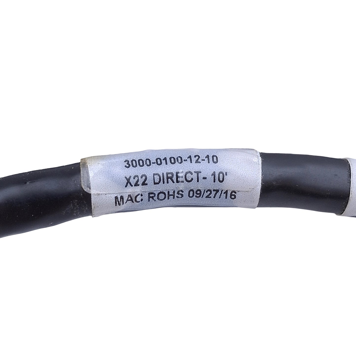 Used LaserLinc 3000-0100-12-10 PLC Cable For Triton TLAser222 Micrometer Head, DB15