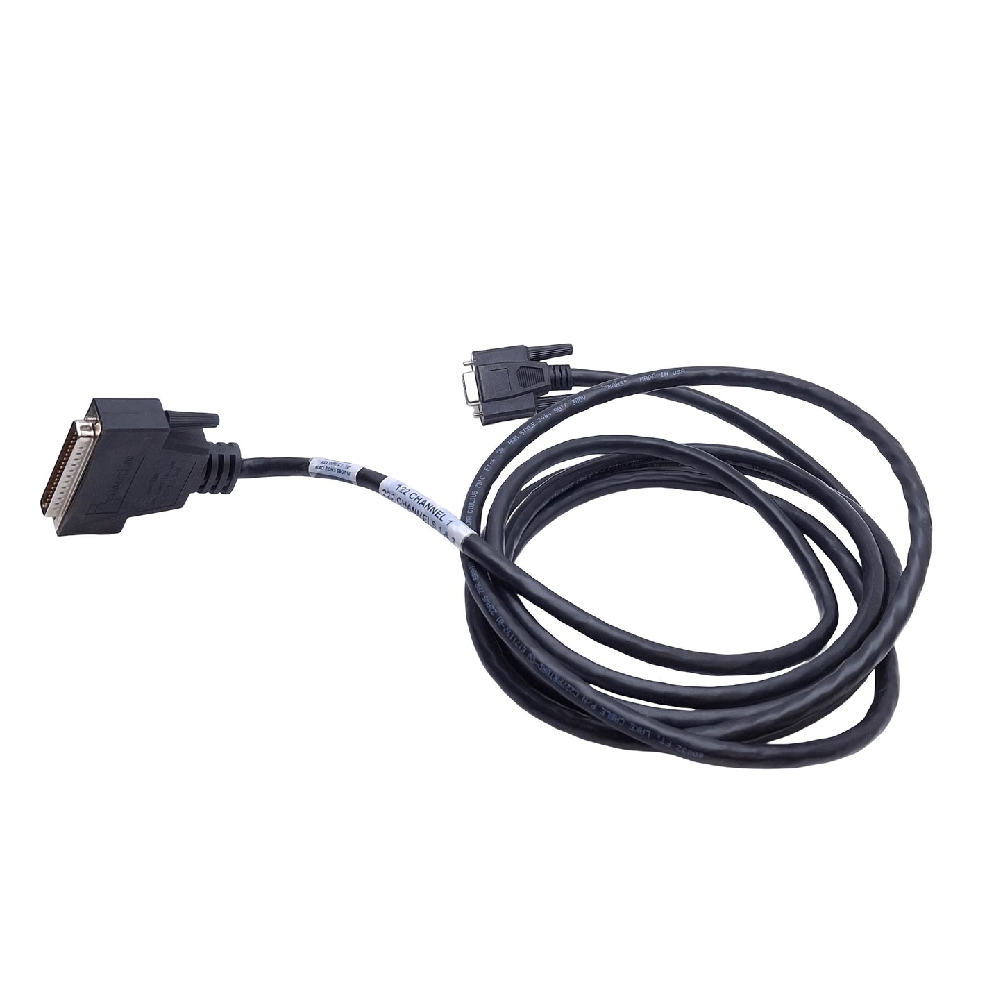 Used LaserLinc 3000-0100-12-10 PLC Cable For Triton TLAser222 Micrometer Head, DB15