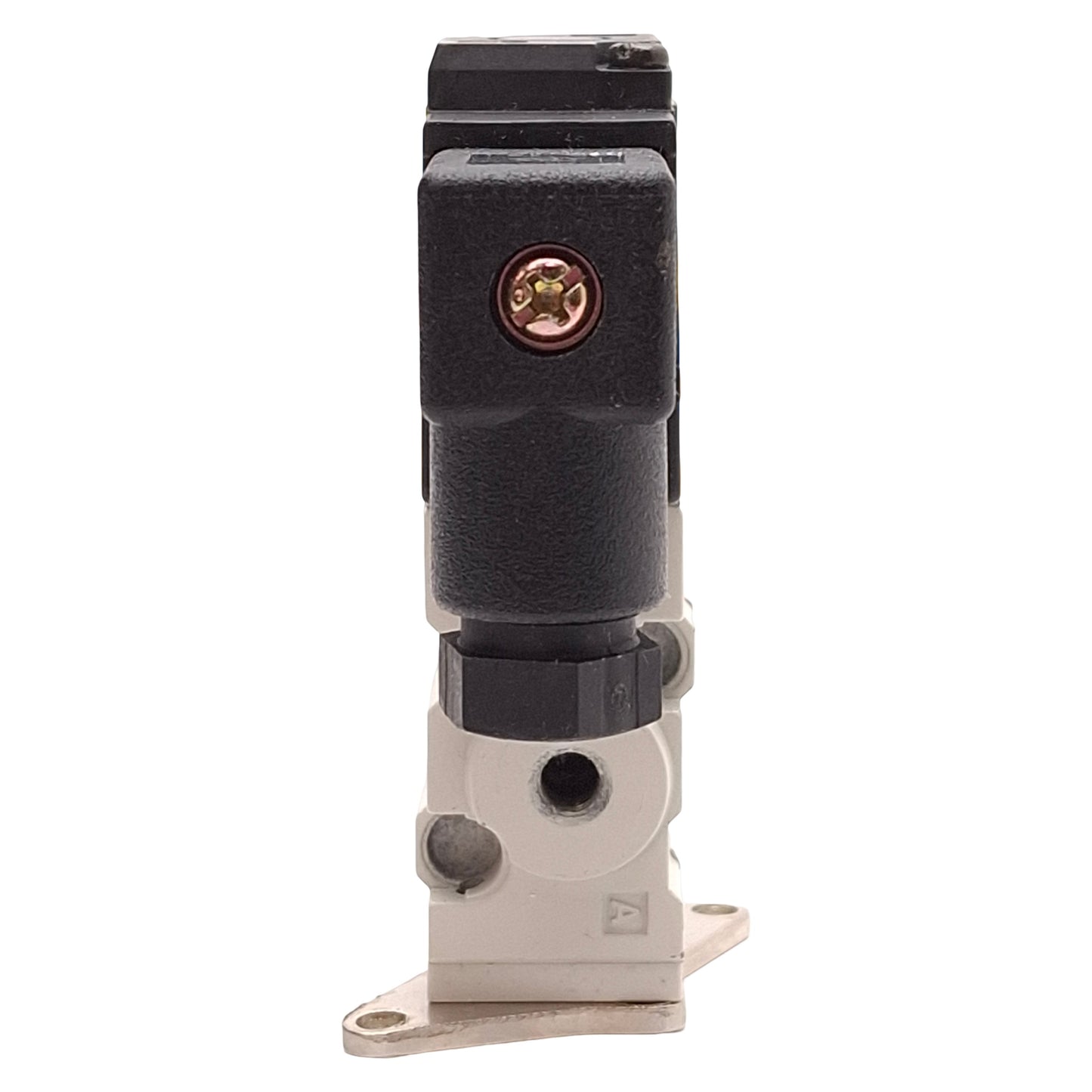 Used Lot of 2 SMC NVKF332V-5D-M5 Solenoid Valve, 1 Torr to 100psi, 10-32, 24VDC Coil