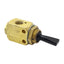 Used Clippard TV-4DP Brass Toggle Valve, 4/3-Way, 1/8in NPT, 150psi Max, 125l/min