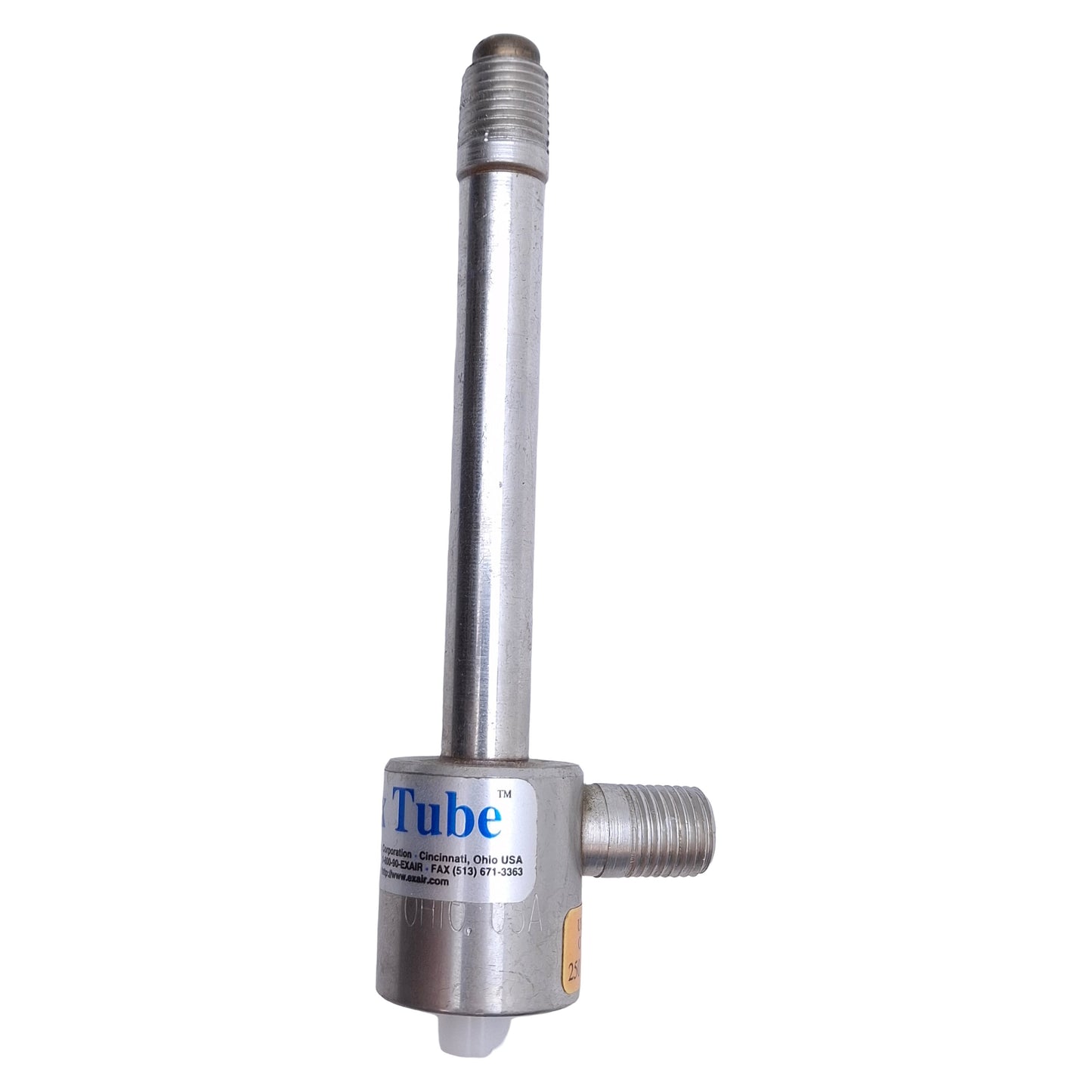 Used Exair 32 Series Medium Cold Air Vortex Tube 20-250psig, 10-40SCFM, 1/4" NPT Port