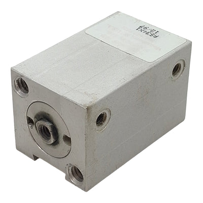 Used Compact AS34X1 Pneumatic Cylinder, ø3/4in Bore, 1in Stroke, #10-32UNF