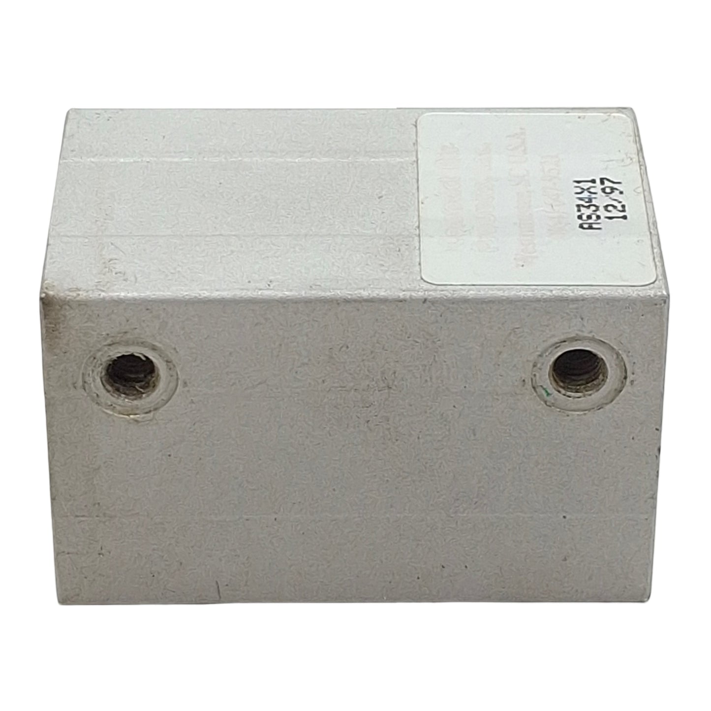 Used Compact AS34X1 Pneumatic Cylinder, ø3/4in Bore, 1in Stroke, #10-32UNF