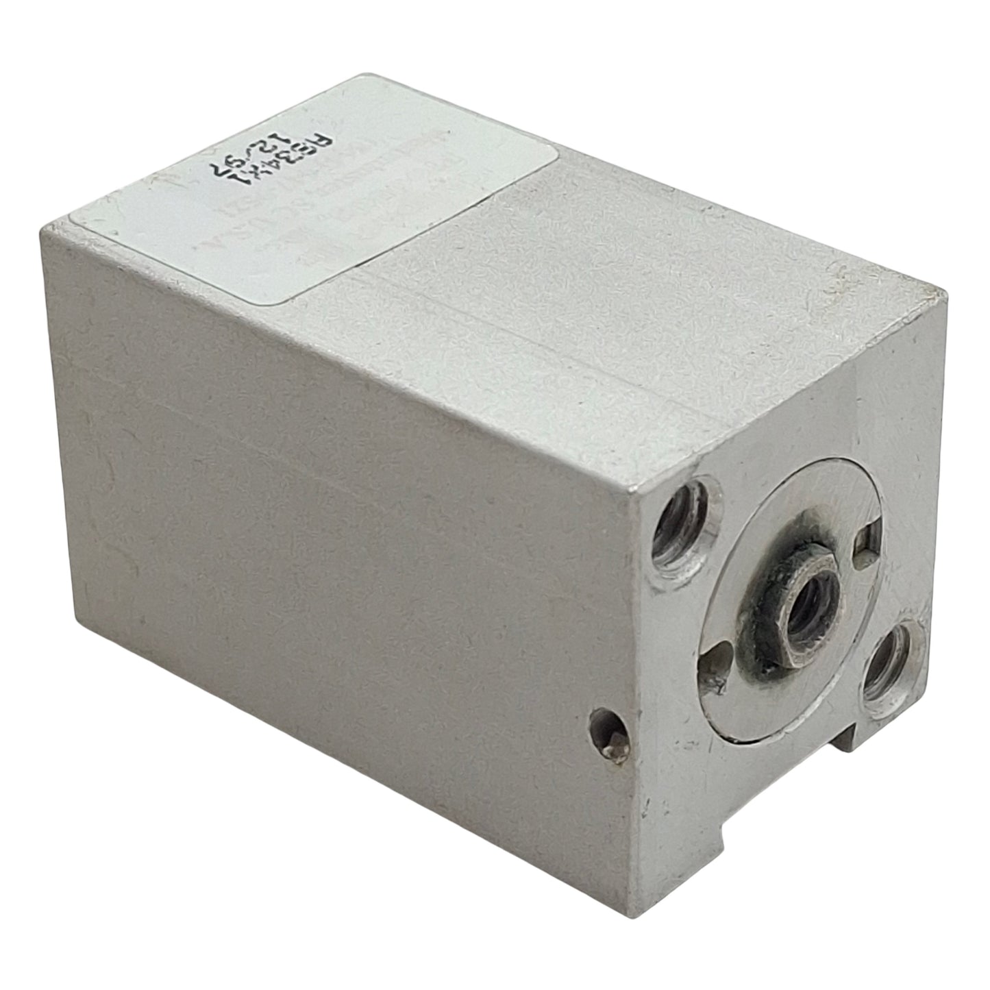 Used Compact AS34X1 Pneumatic Cylinder, ø3/4in Bore, 1in Stroke, #10-32UNF