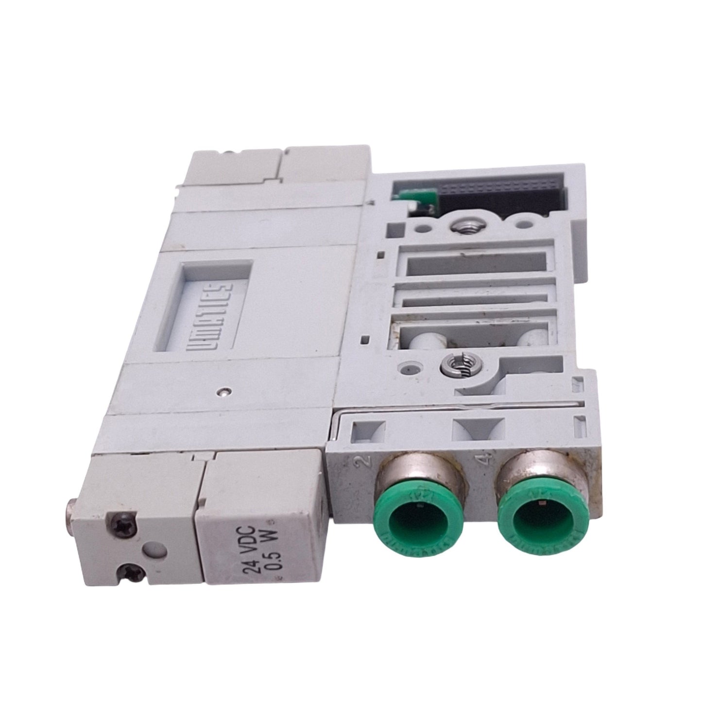 Used Numatics R20BBD00MP00061 Solenoid Valve, Dual 3-Way NC, 100psi Max, 24VDC Coil