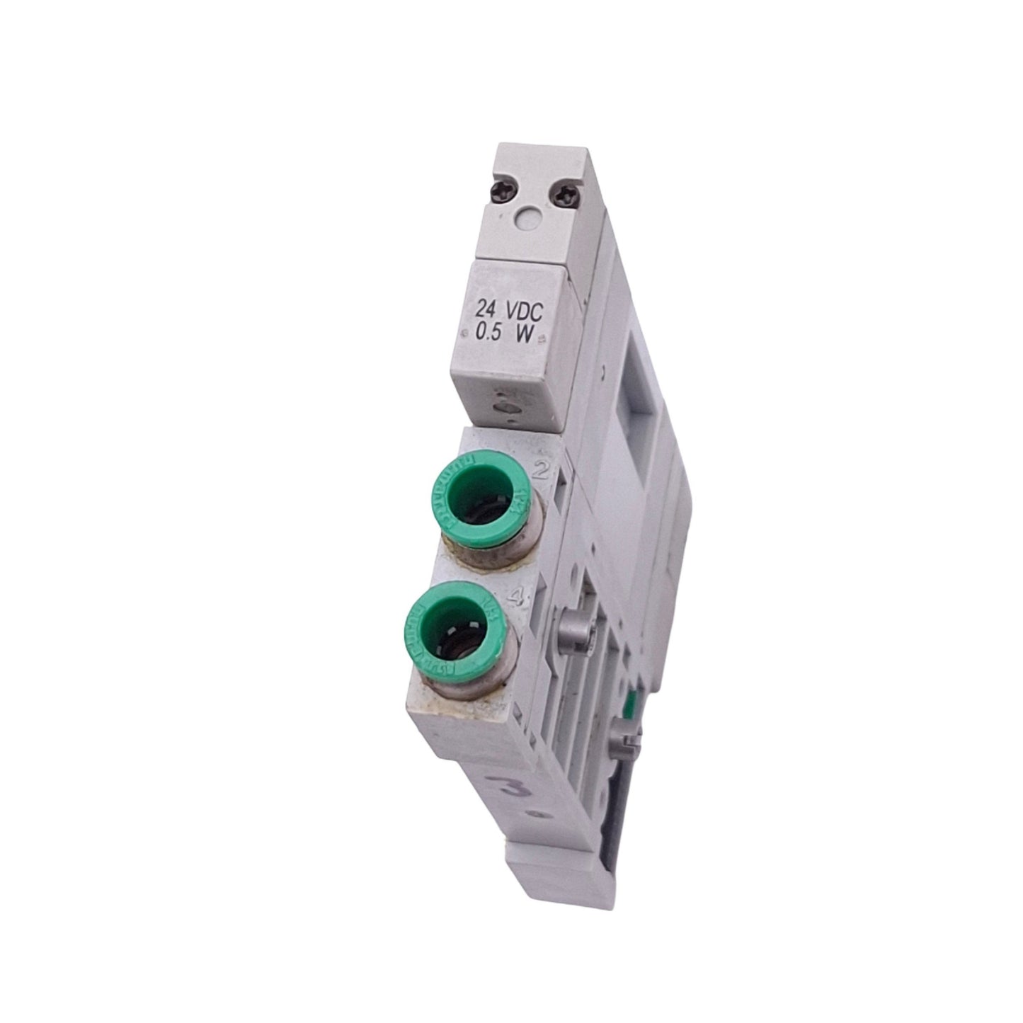 Used Numatics R20BBD00MP00061 Solenoid Valve, Dual 3-Way NC, 100psi Max, 24VDC Coil