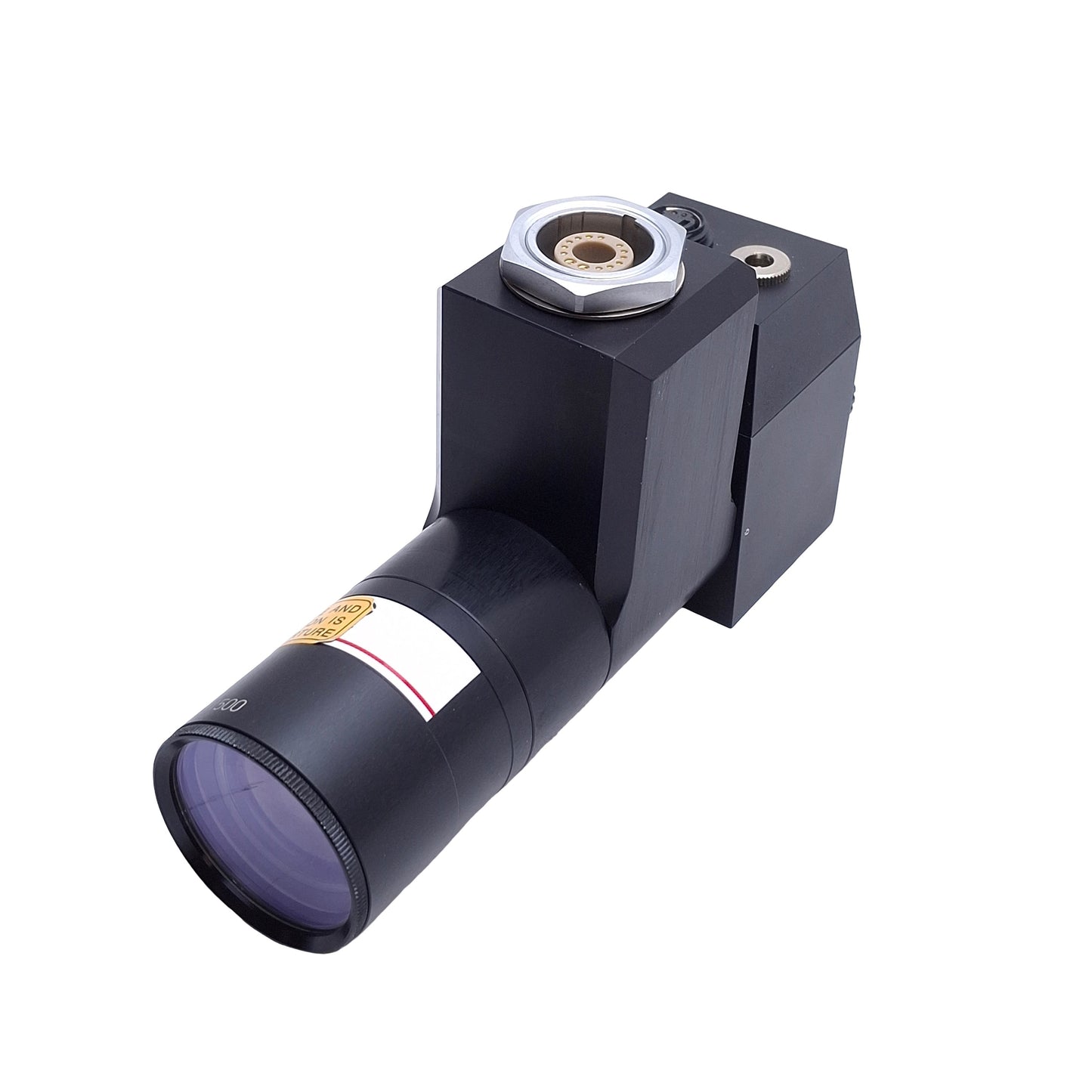 Used LASAG Corp 34.0416.1500 Industrial Laser Head / Lens Assembly For LASAG Lasers