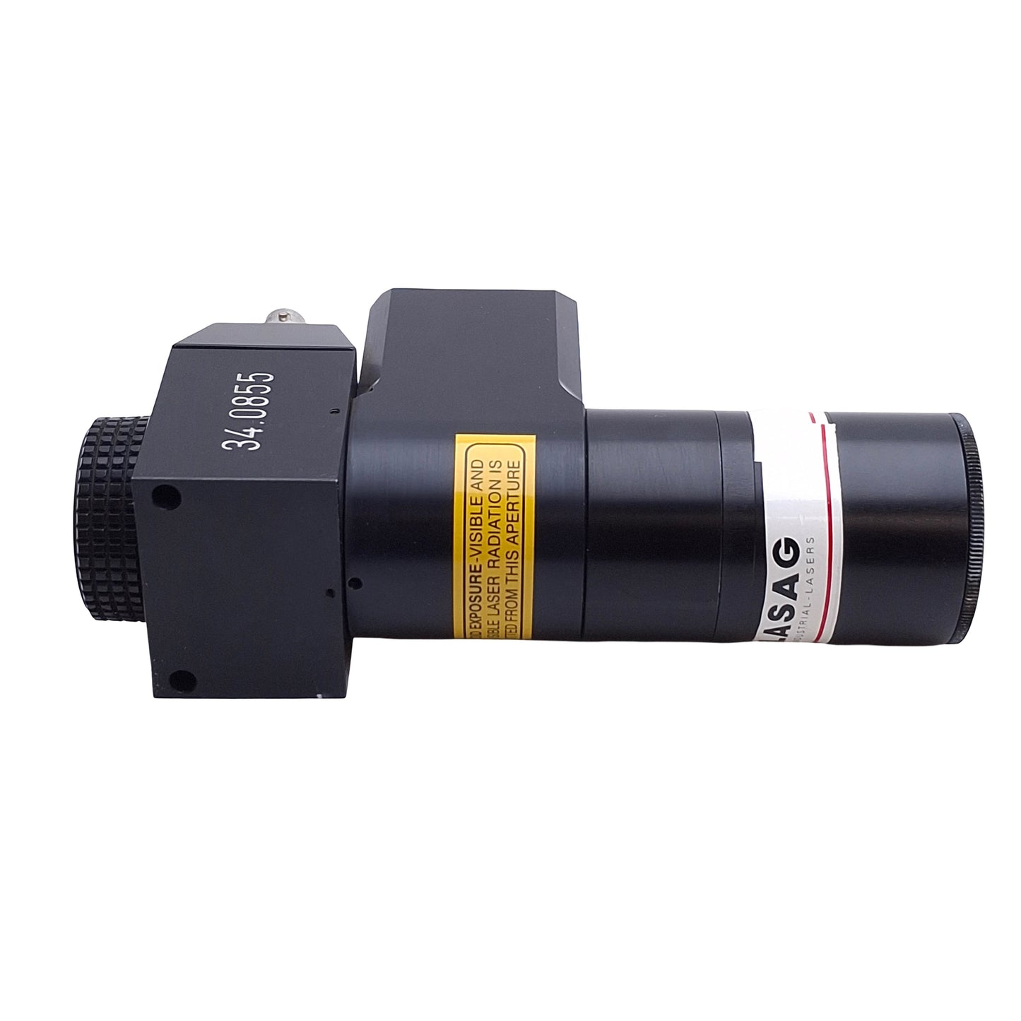 Used LASAG Corp 34.0416.699 Industrial Laser Head / Lens Assembly For LASAG Lasers