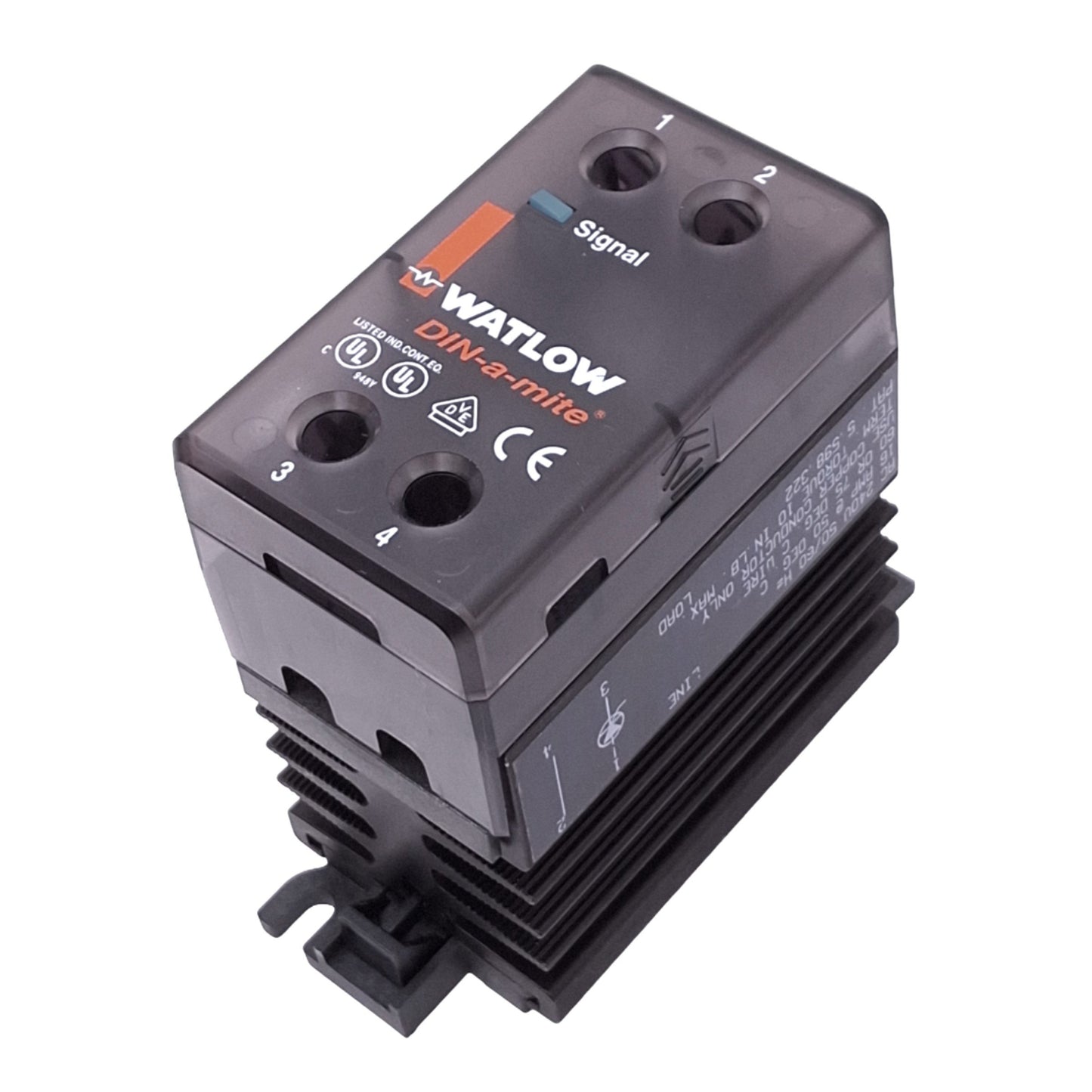 Used Watlow DA1C-1624-C000 DIN-A-MITE Power Controller, 240VAC 16A Max, 24VDC In