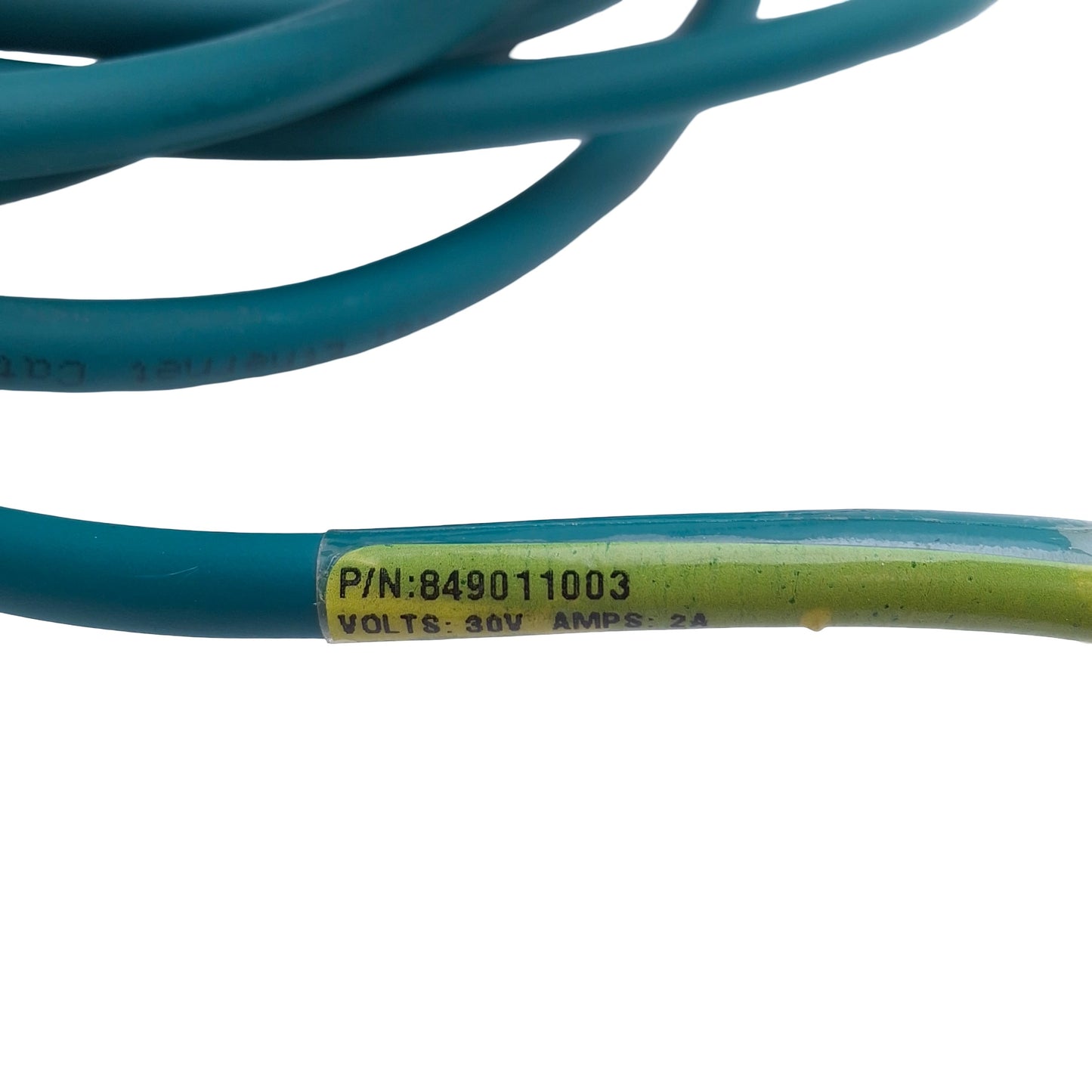 Used Cognex 849011003 In-Sight Camera Ethernet Cable 8-Wire RJ45 to M12 Male 5m