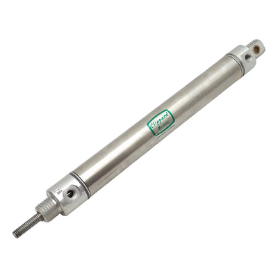 Used Clippard UDR-10-4 Pneumatic Cylinder, ø5/8in Bore, 4in Stroke, #10-32, 250psi