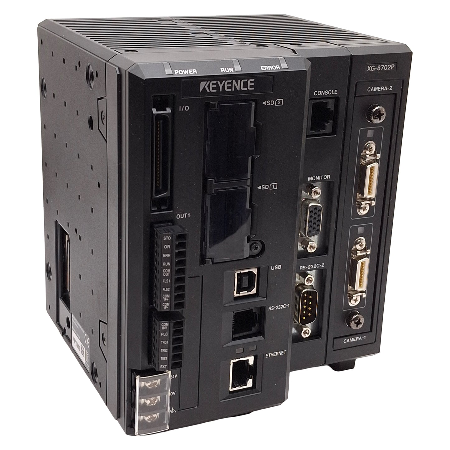 Used Keyence XG-8702P Multi-Camera Imaging System/Controller, 24VDC *No SD Card*
