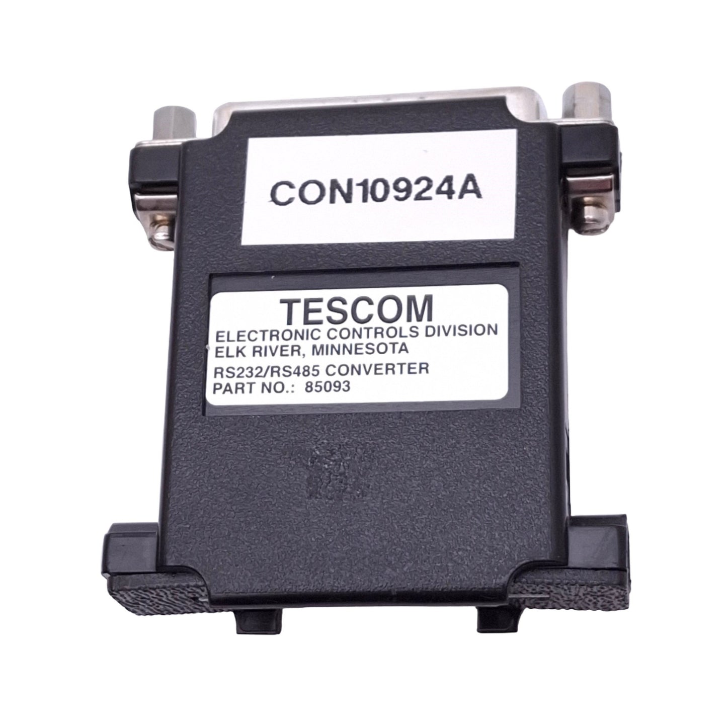 Used Tescom 85093 Interface Converter, RS232 to RS485, D-Sub 25-Pin F, 24VDC