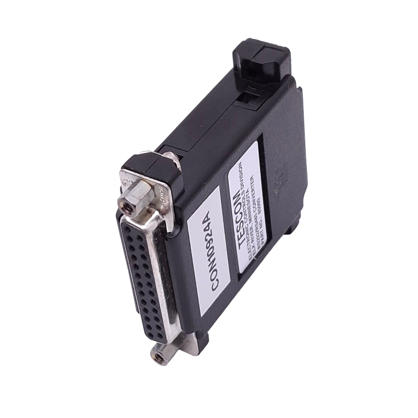 Used Tescom 85093 Interface Converter, RS232 to RS485, D-Sub 25-Pin F, 24VDC