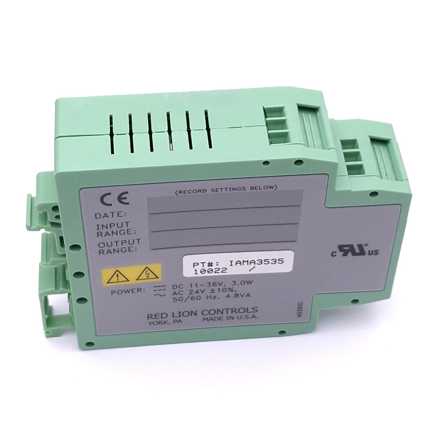 Used Red Lion IAMA3535 Universal Signal Conditioning Converter, 11-36VDC/24VAC, 3W