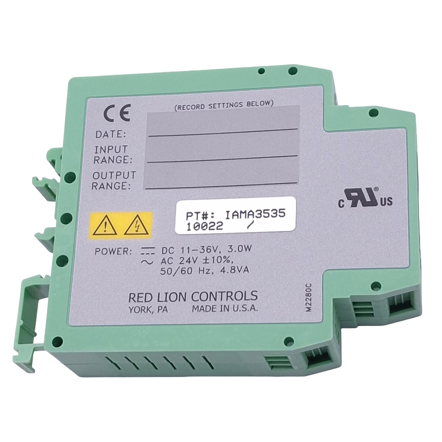 Used Red Lion IAMA3535 Universal Signal Conditioning Converter, 11-36VDC/24VAC, 3W