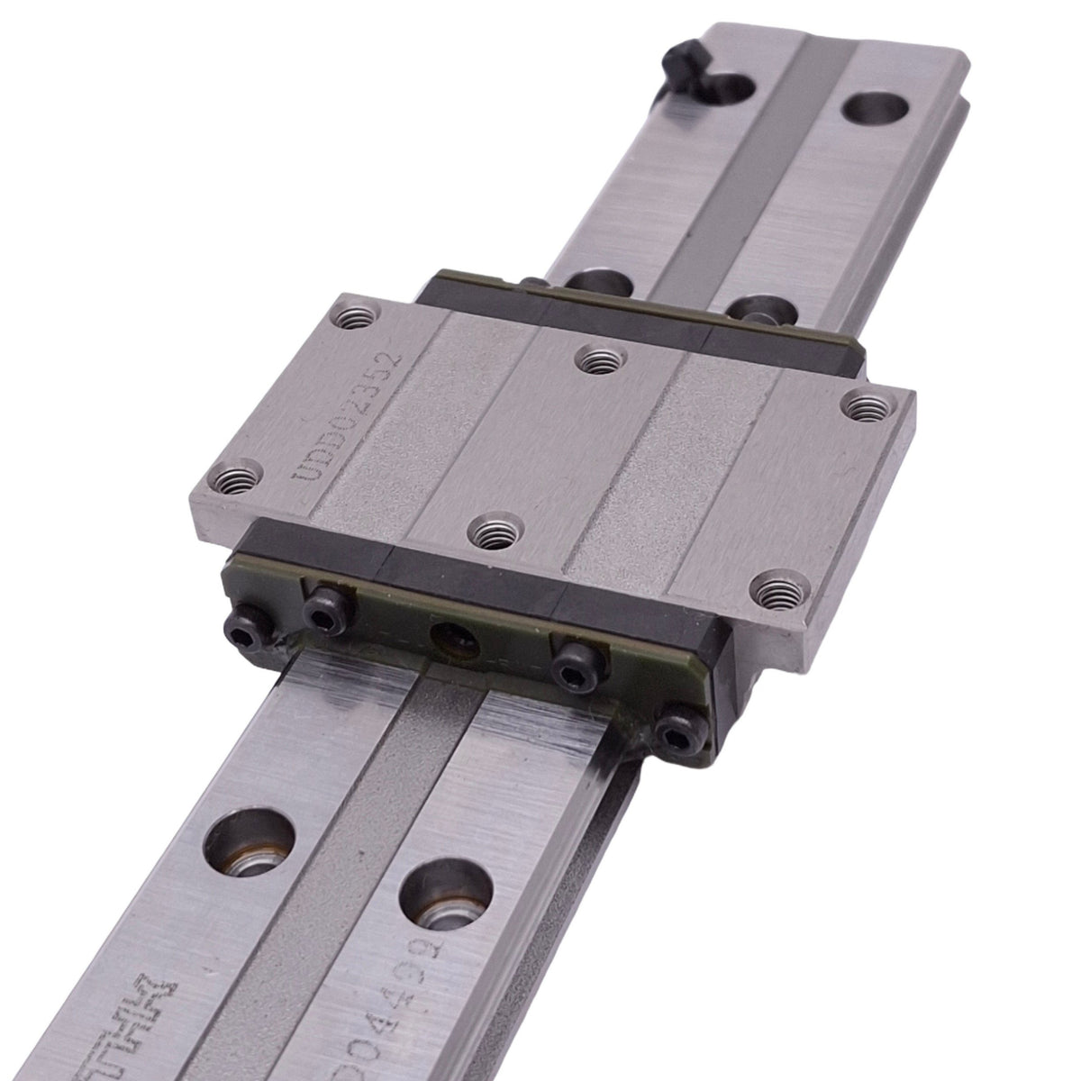 Used THK HRW17CA Linear Guide Assembly, 189x17mm Rail, 60x51mm Carriage, 9.1kN Max
