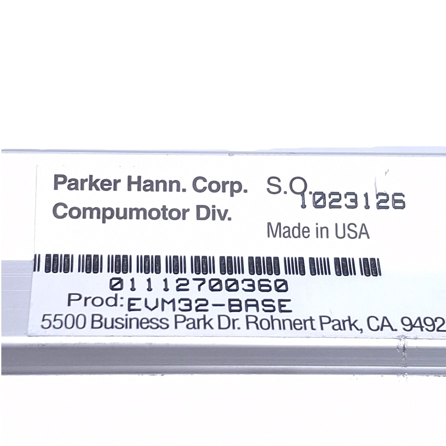 Used Parker EVM32-BASE Compumotor Expansion I/O Module Baseboard, 4x SIM Slot, 15-Pin