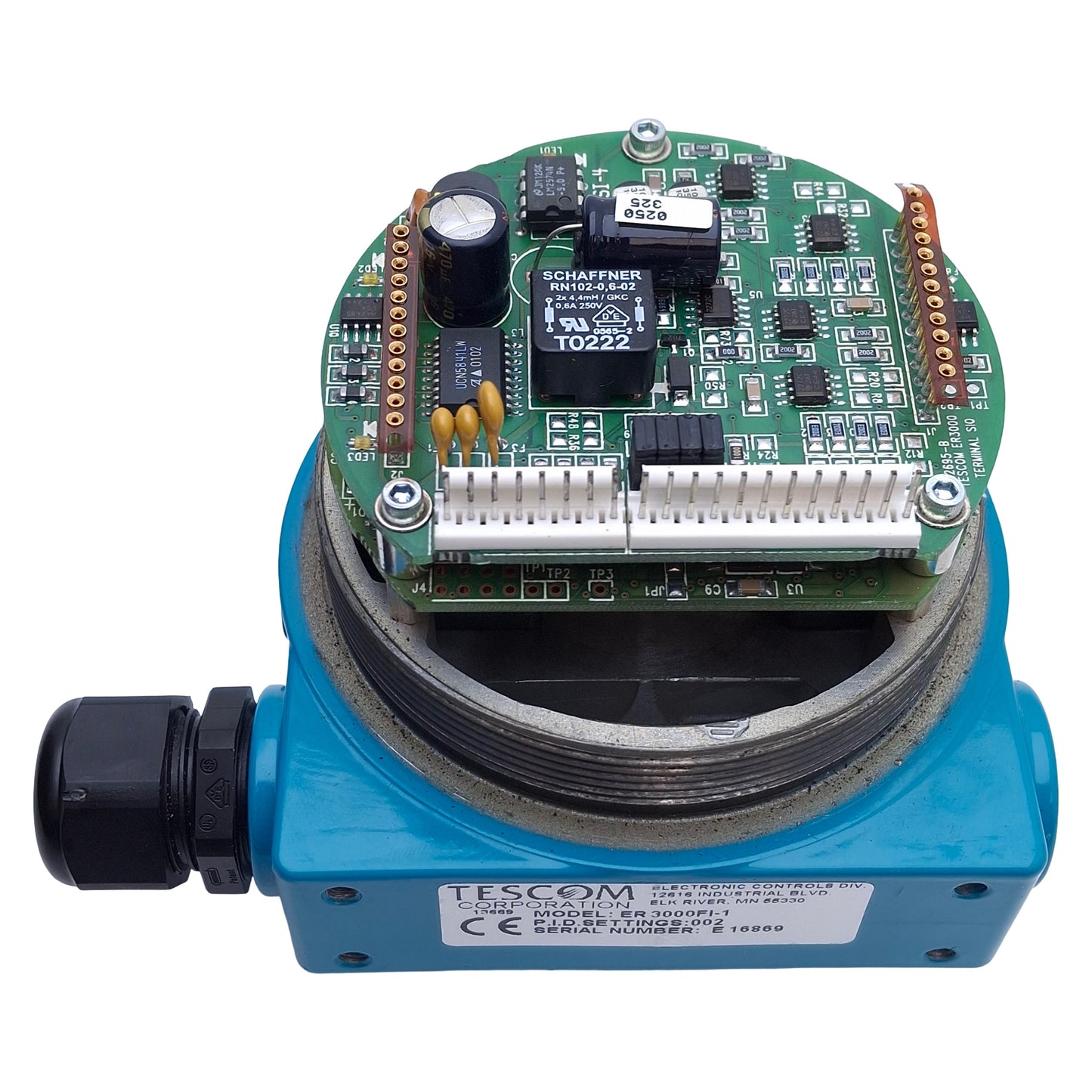 Used Tescom ER3000FI-1 Pressure Regulator 120PSI to 0-100PSI 1-5VDC or 4-20mA 24VDC