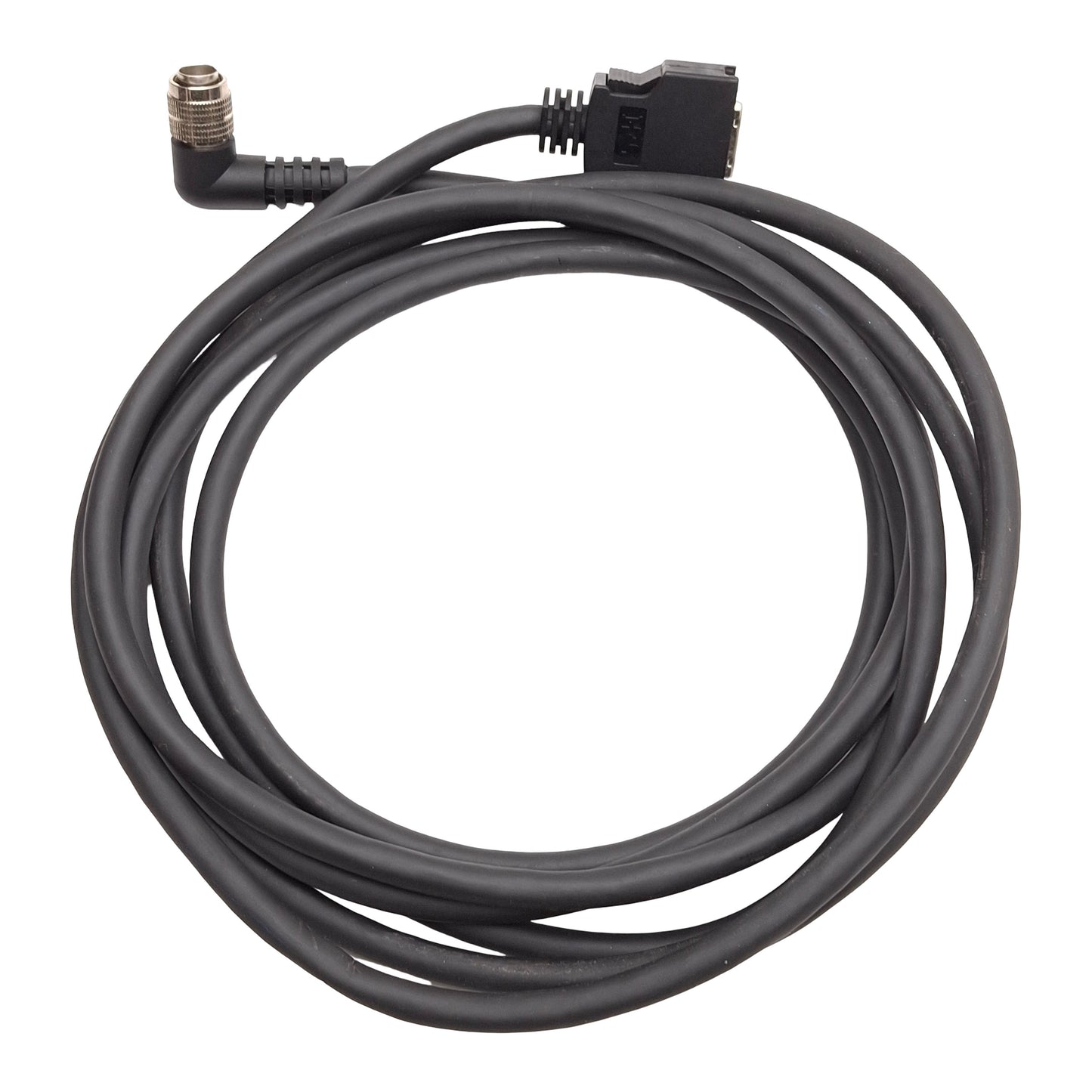 Used Keyence CA-CH3L High-Speed Camera Cable, L-Shaped 20-Pin Hirose, 20-Pin MDR, 3m