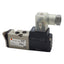 Used SMC VK3120-5DZ-M5-F Solenoid Valve, 5/2-Way, M5x0.8, 0-0.7MPa, 24VDC Coil