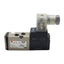 Used SMC VK3120-5DZ-M5-F Solenoid Valve, 5/2-Way, M5x0.8, 0-0.7MPa, 24VDC Coil