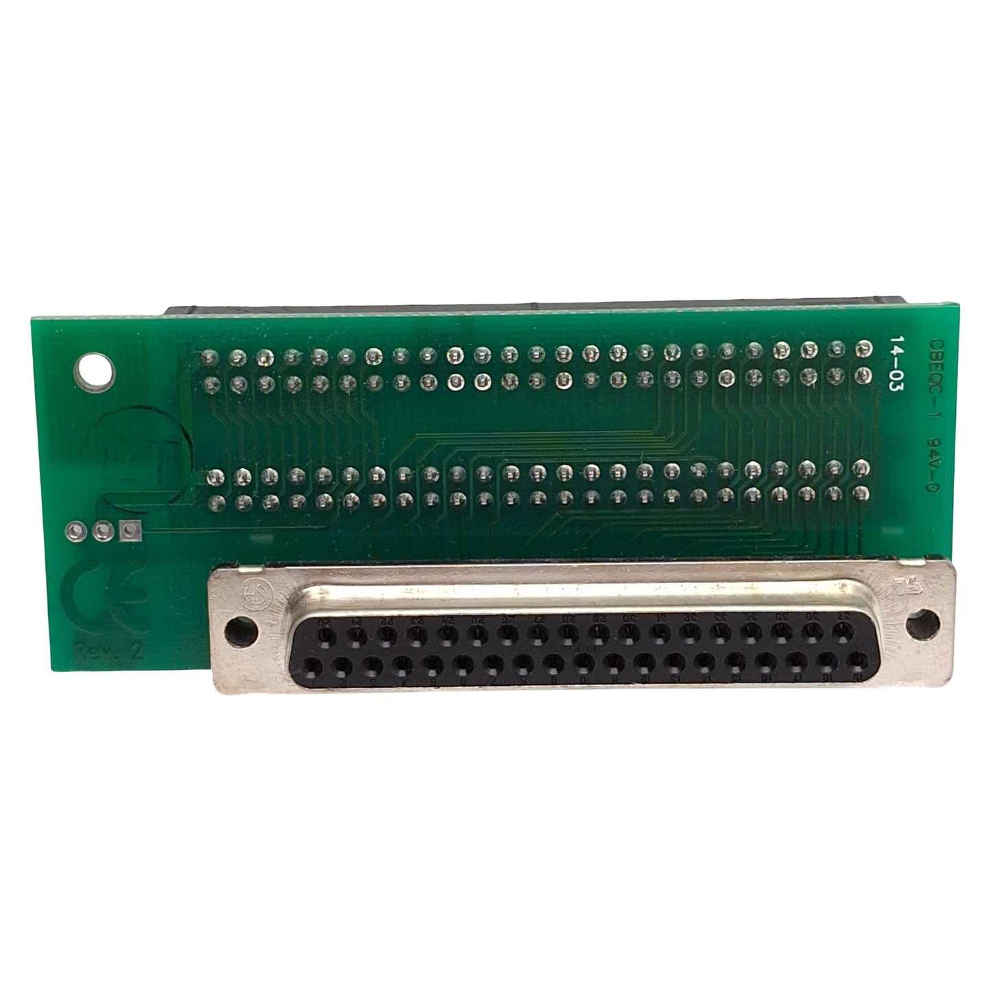 Used Computer Boards Inc Breakout Board/Adapter For SSR-RACK24, DB37 to 2x 50-Pin IDC