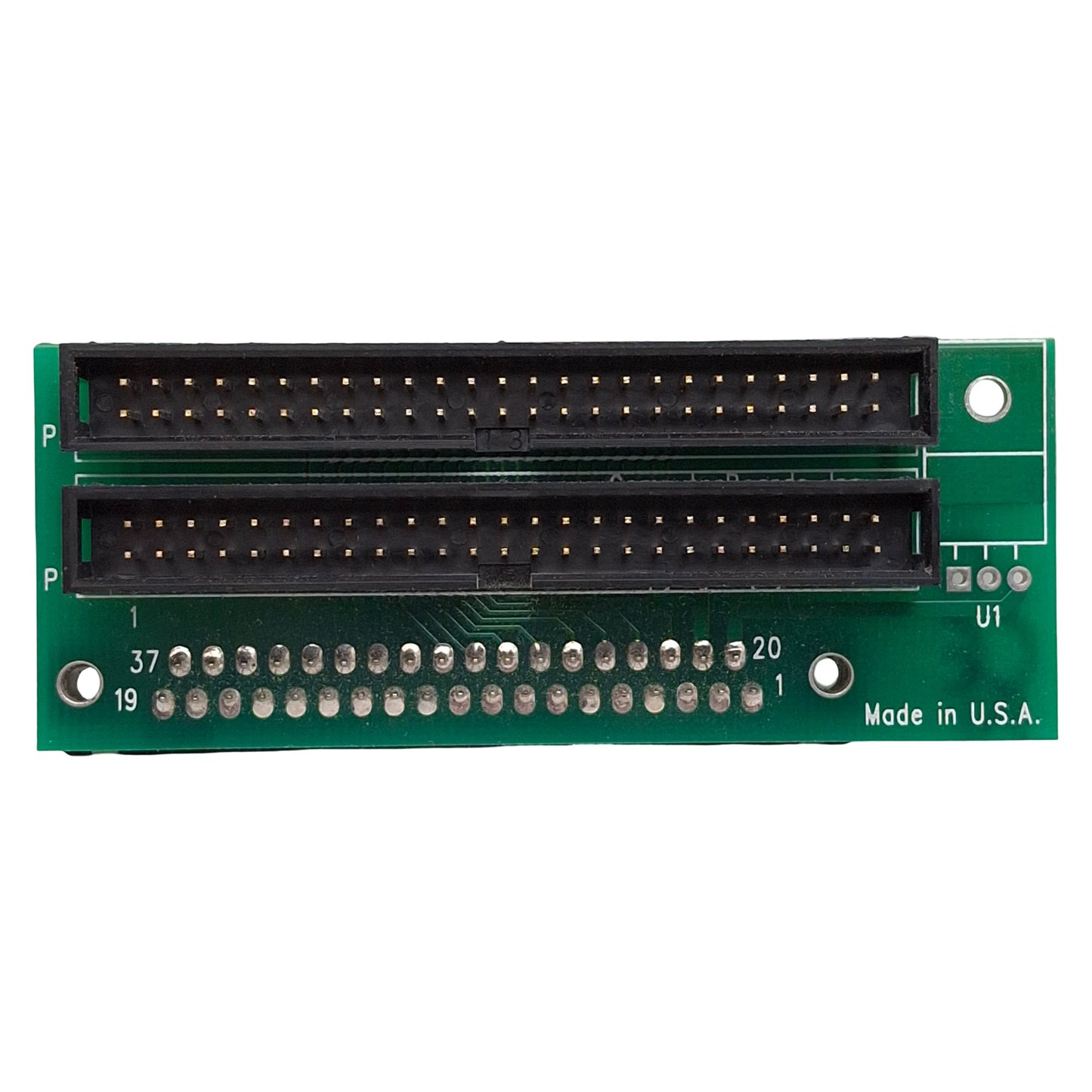 Used Computer Boards Inc Breakout Board/Adapter For SSR-RACK24, DB37 to 2x 50-Pin IDC