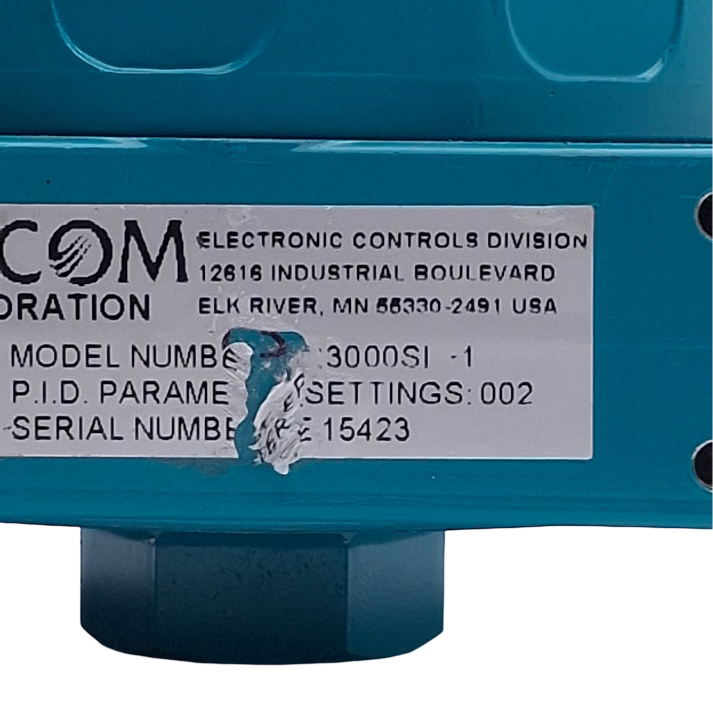 Used Tescom ER3000SI-1 Pressure Regulator 120PSI to 0-100PSI 1-5VDC or 4-20mA 24VDC