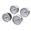 Used Lot of 4 Marsh J0548 Air Pressure Gauges, ø1.5in, 100psi/700kPa, 1/8in NPT