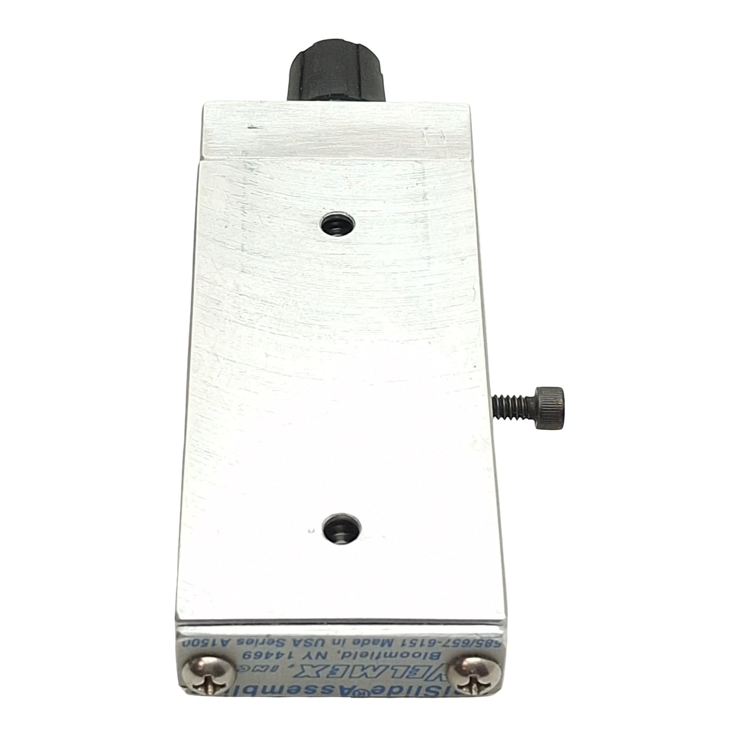 Used Velmex A1503B-S1.5-SLR Unislide Manual Linear Actuator, 1.5in Stroke, 15lbs Cap.