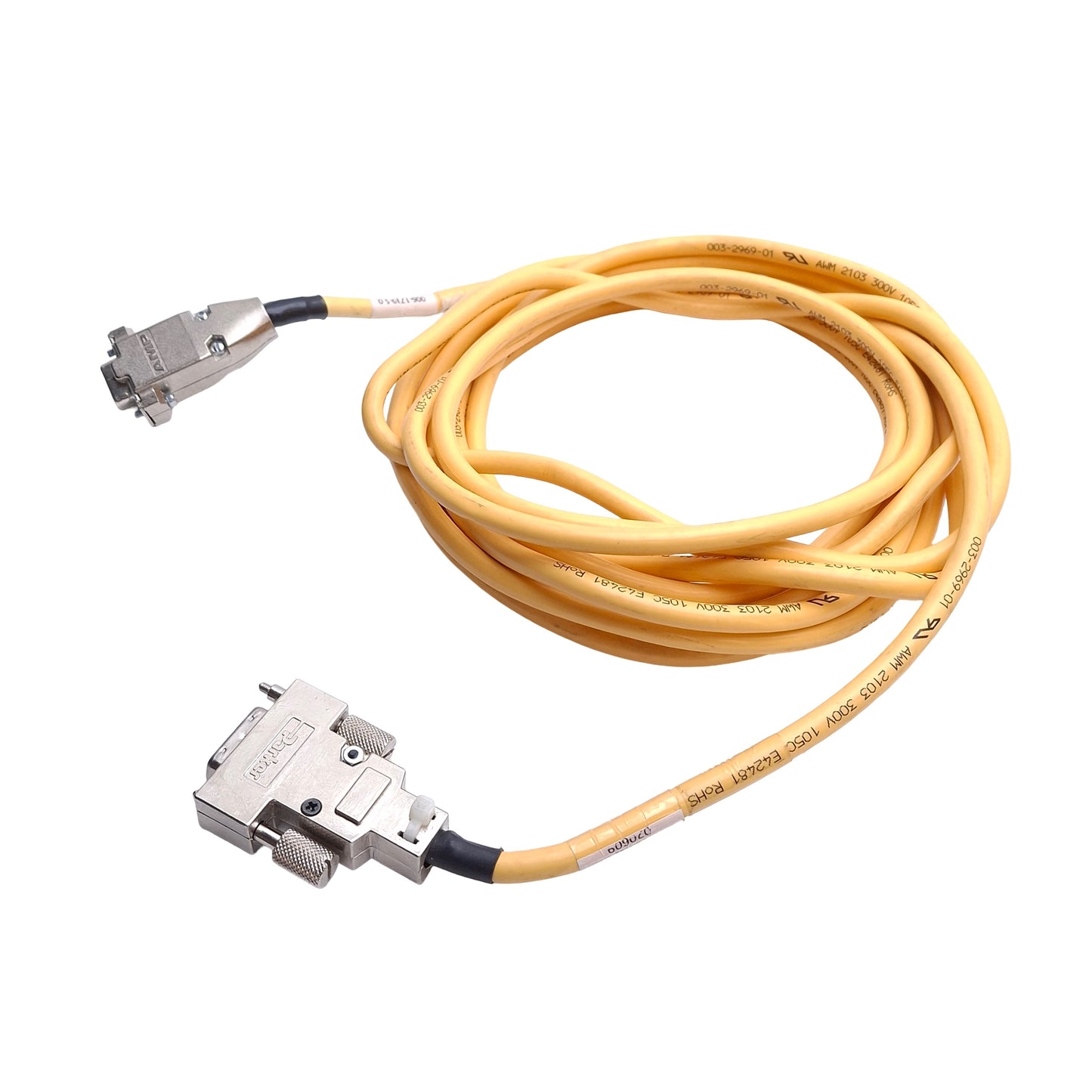 Used Parker Daedal 006-1739-5.0 Gemini Encoder/Hall Cable 400LXR, DB15F to MDR