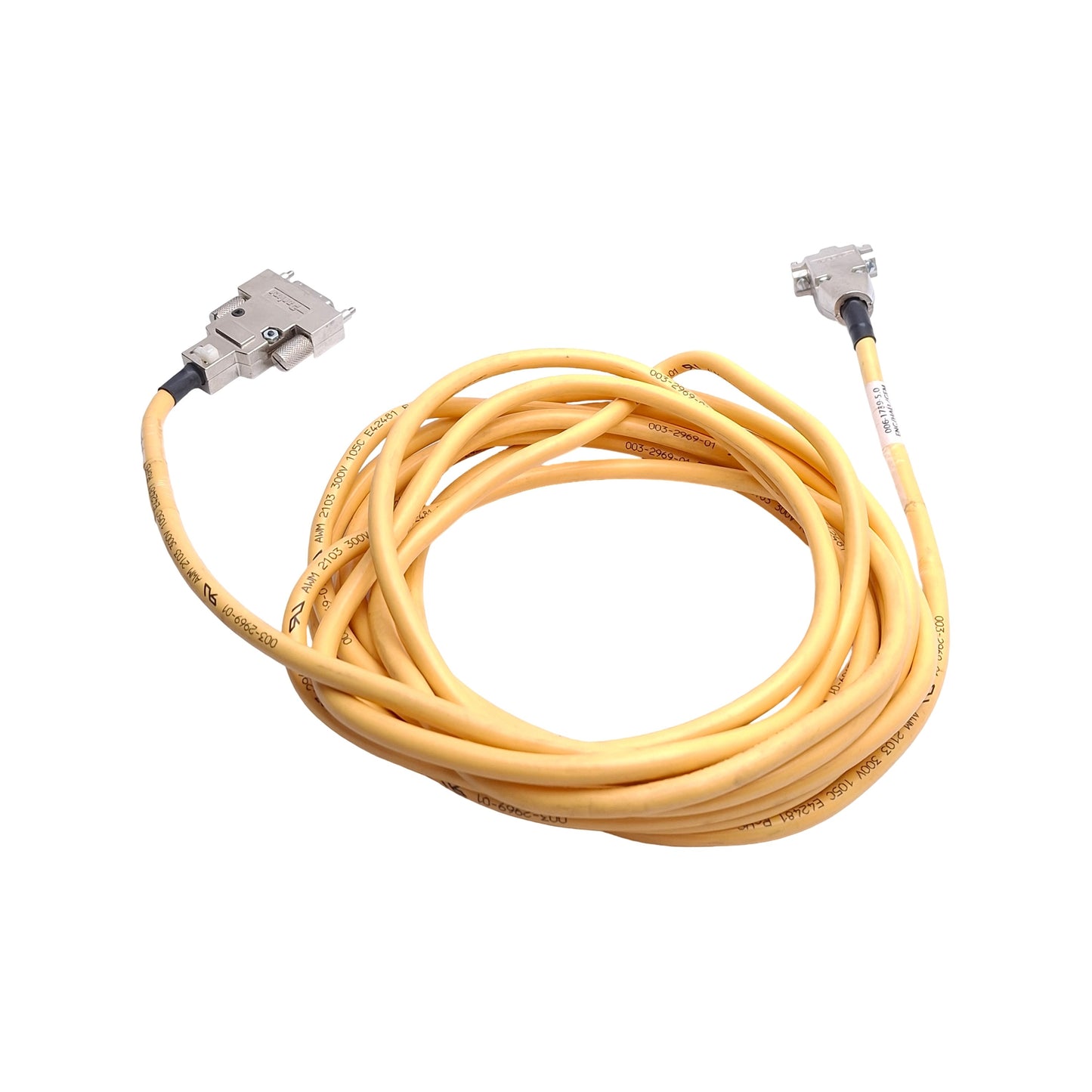 Used Parker Daedal 006-1739-5.0 Gemini Encoder/Hall Cable 400LXR, DB15F to MDR