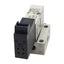 Used SMC VQD1151-5L0 Solenoid Valve, 4/2-Way, M5x0.8, Vac-0.7MPa, 24VDC Coil