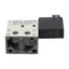 Used SMC VQD1151-5L0 Solenoid Valve, 4/2-Way, M5x0.8, Vac-0.7MPa, 24VDC Coil