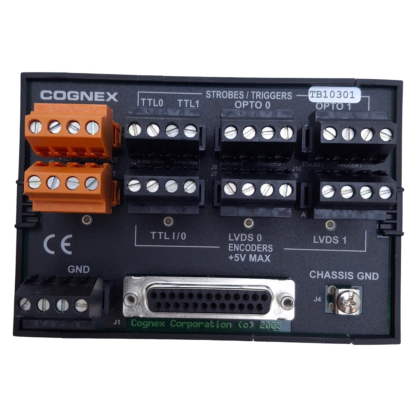 Used Cognex 800-5885-1R A Machine Vision I/O Strobe/Trigger Module For MVS-8600