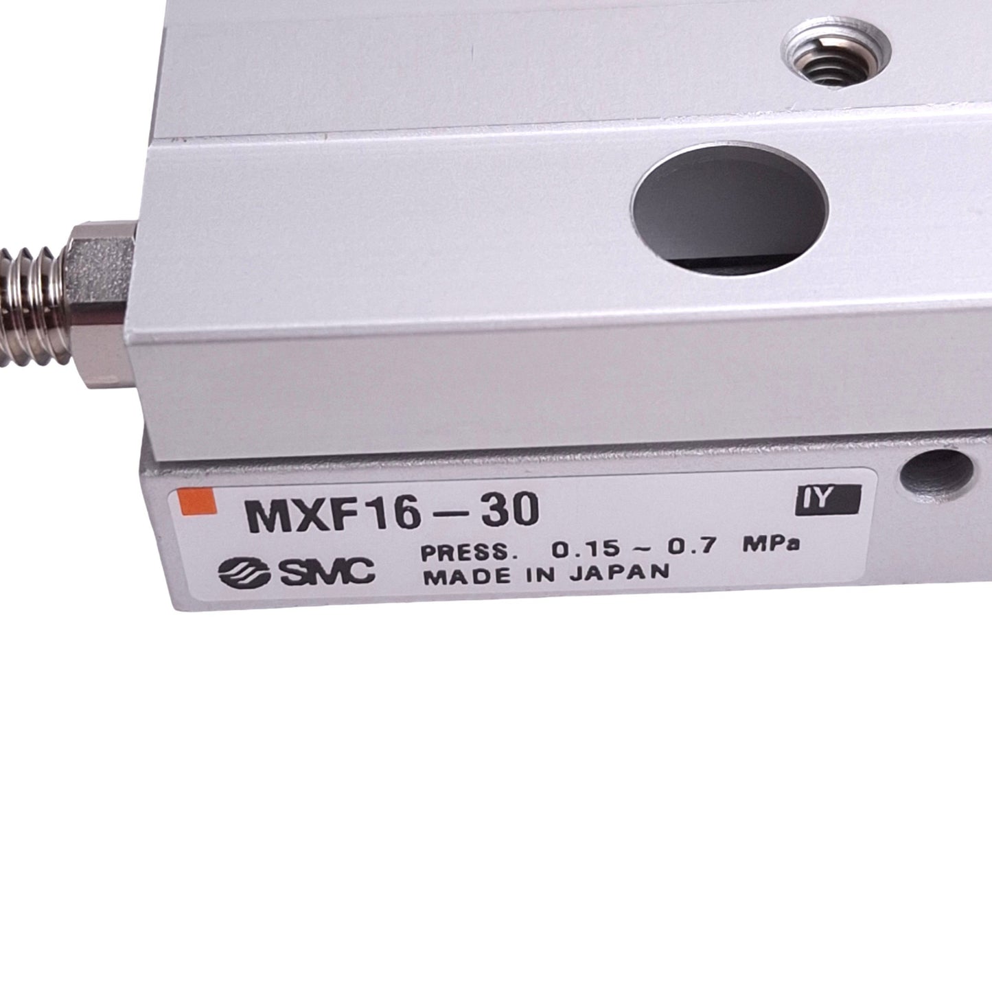 New SMC MXF16-30 Pneumatic Slide Table, 16mm Bore, 30mm Stroke, M5, 0.7MPa Max