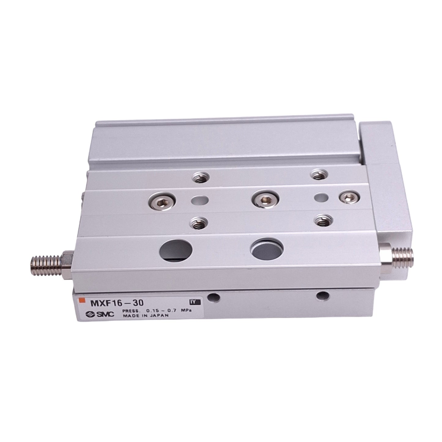 New SMC MXF16-30 Pneumatic Slide Table, 16mm Bore, 30mm Stroke, M5, 0.7MPa Max