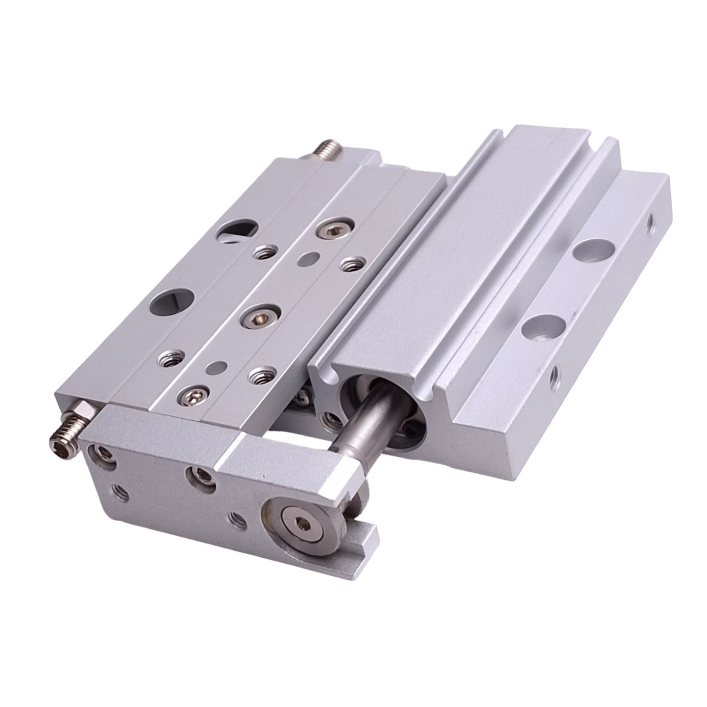 New SMC MXF16-30 Pneumatic Slide Table, 16mm Bore, 30mm Stroke, M5, 0.7MPa Max
