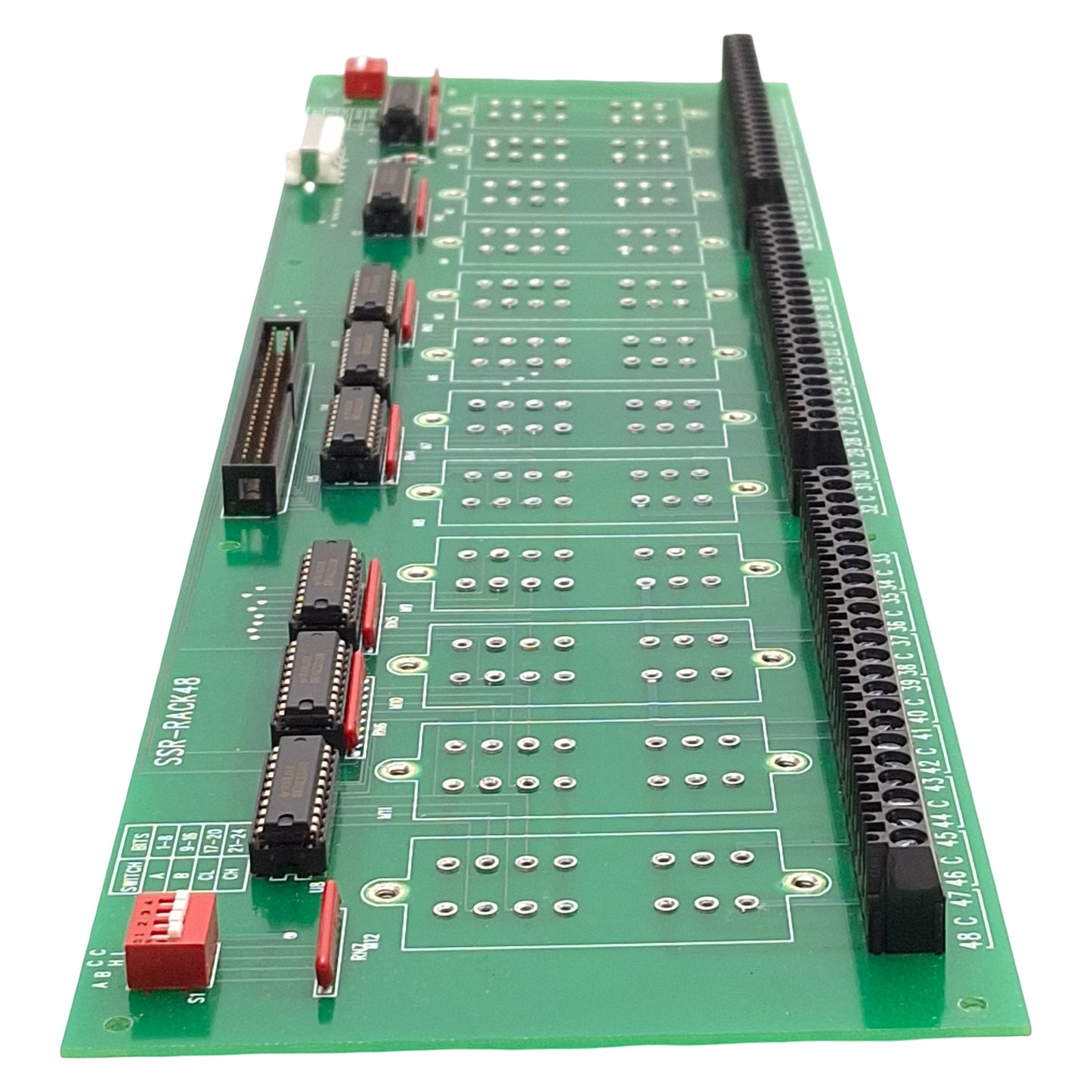 Used Computer Boards Inc SSR-RACK48 Solid-State Relay Board, 48-Channel, 12-Slot
