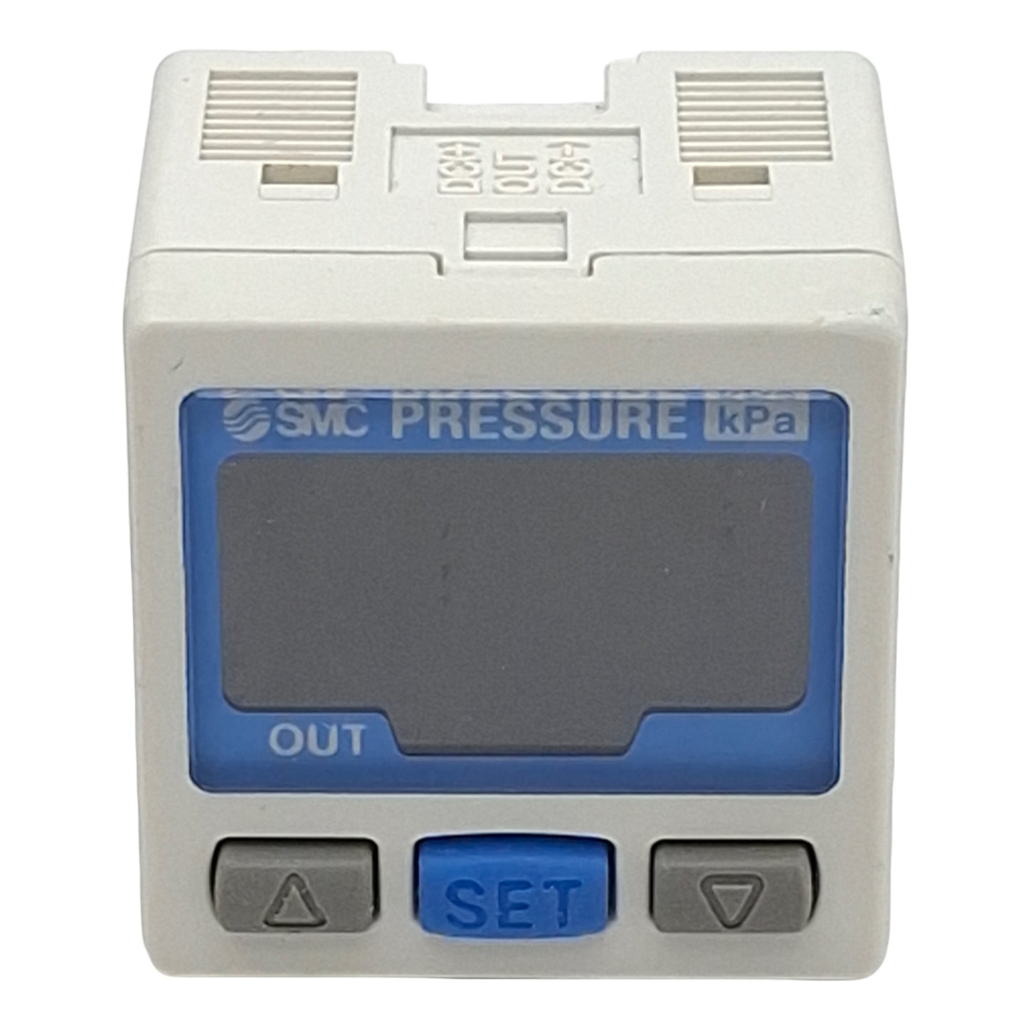 Used SMC ZSE30-T1-26 Digital Pressure Sensor, NPN, 12-24VDC, -101~101kPa, 1/8in NPT