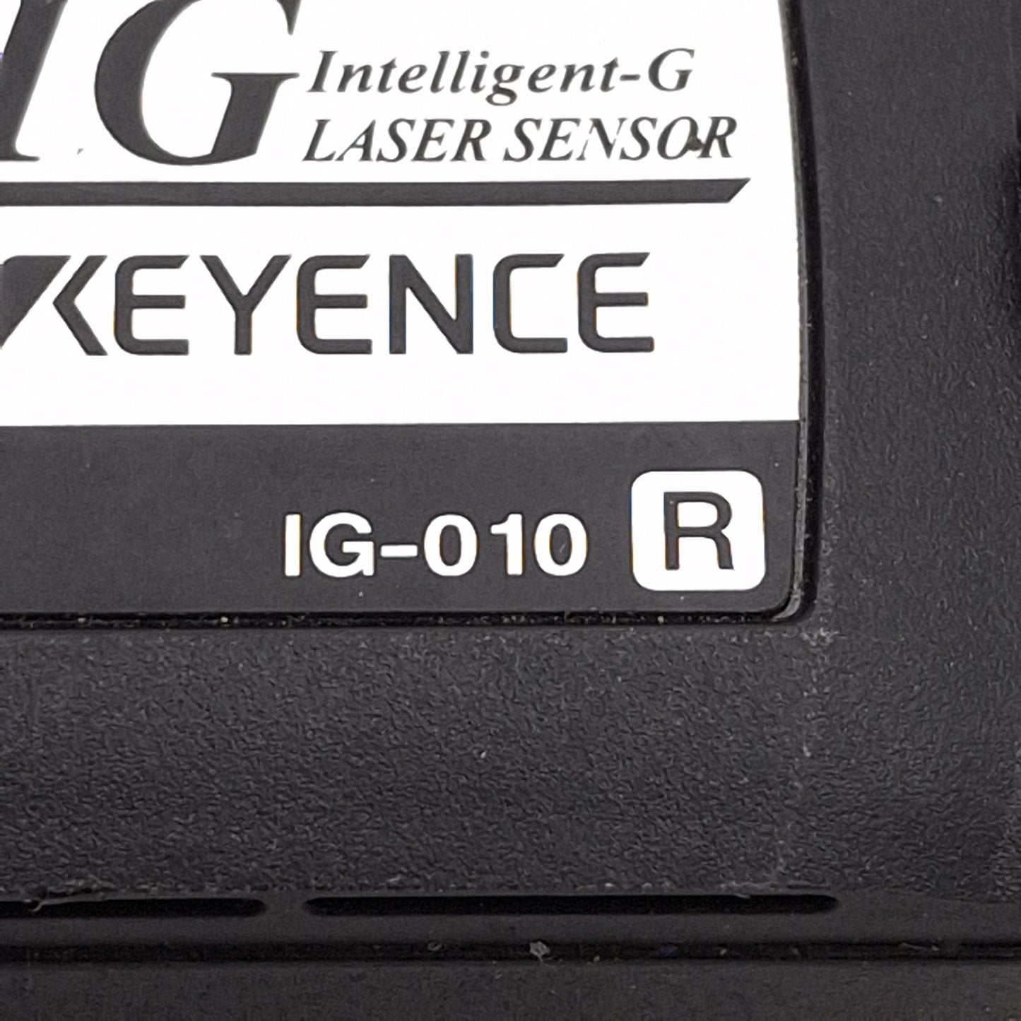 Used Keyence IG-010R Intelligent-G Laser Sensor Receiver, 660nm, 10mm Range, 10-30VDC