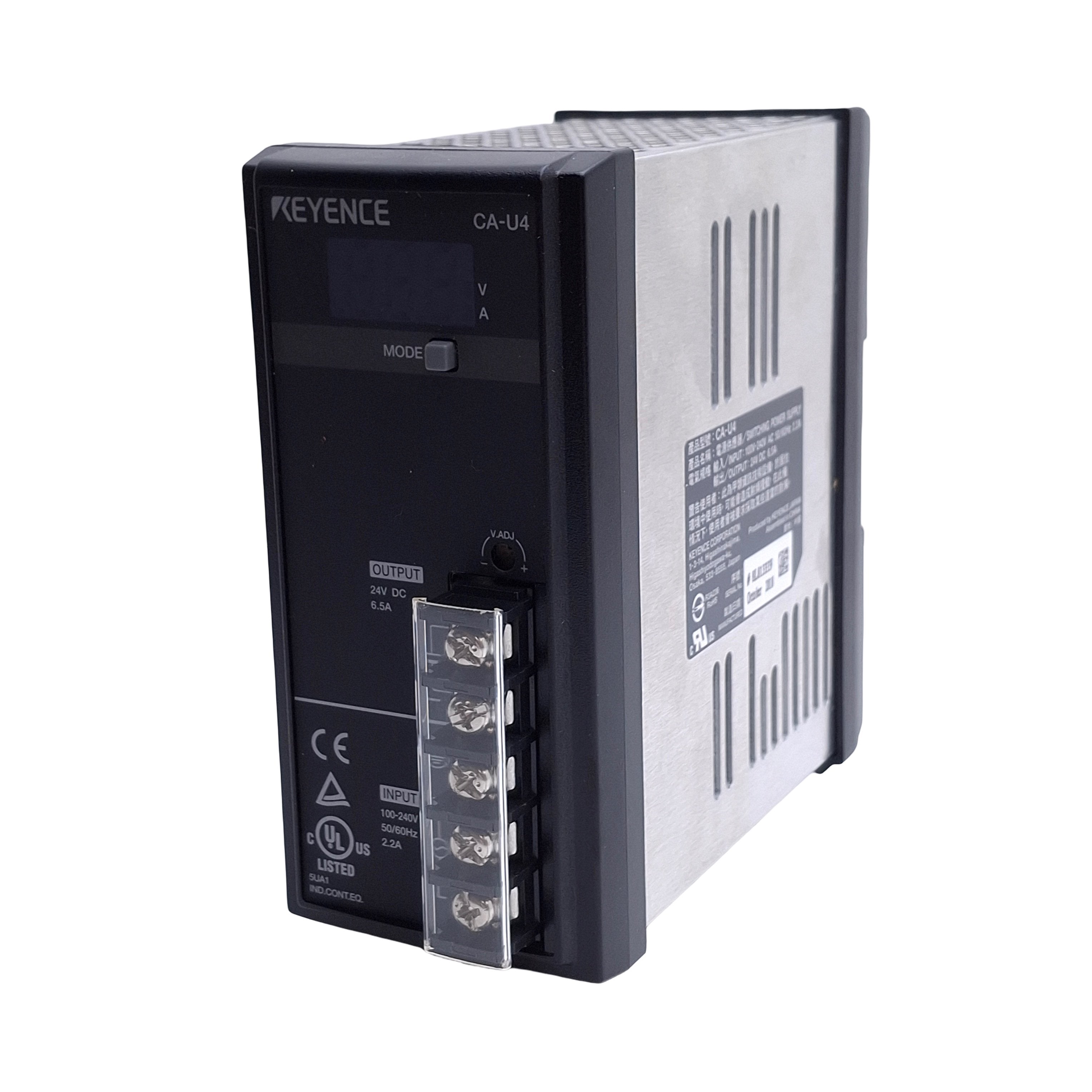 Keyence CA-U4 Vision System Power Supply Unit 100-240VAC In, 24VDC