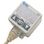 Used SMC ISE40-01-22L Digital Pressure Sensor, NPN, 12-24VDC, -0.1~1MPa, R1/8, 3-Wire
