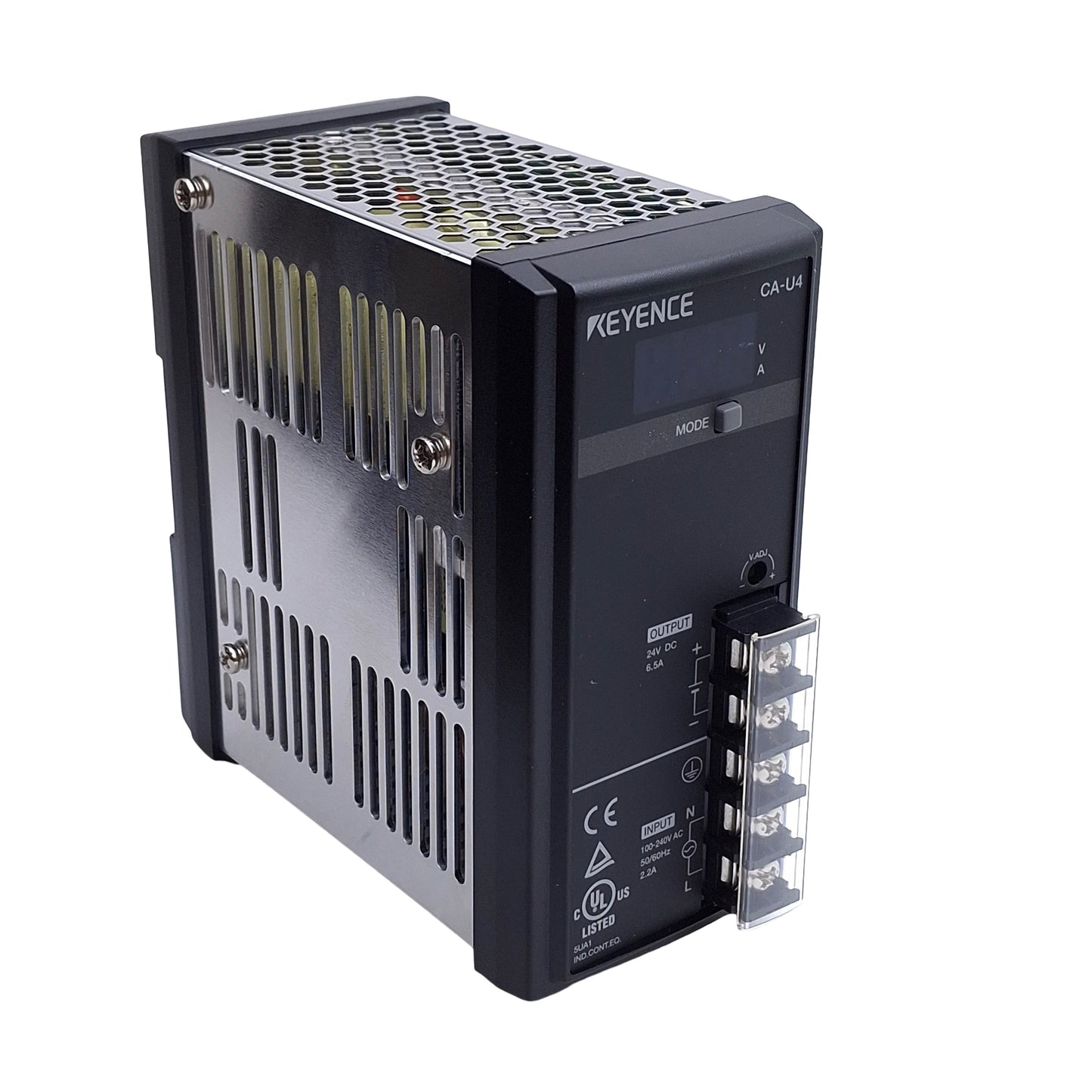New Keyence CA-U4 Vision System Power Supply Unit 100-240VAC In, 24VDC 6.5A Out